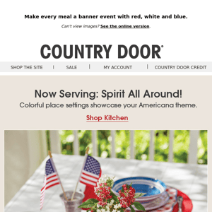 Set Your Table for a Patriotic Celebration!