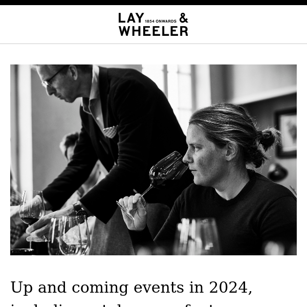 A new, enthralling, Spring season of events with Lay & Wheeler