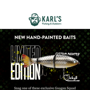 NEW! Contender Baits Hand-Painted by Jekyll