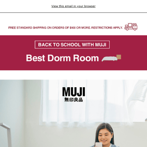 Get Ready for Back To School With MUJI!