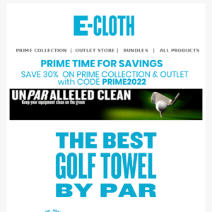 Golf Must Haves + 30% Prime Deals & Outlet Store!