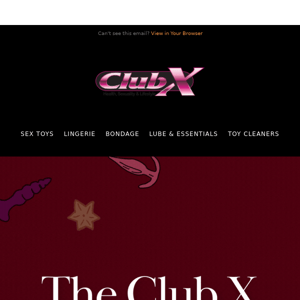 Club X Holiday Gift Guide 😈