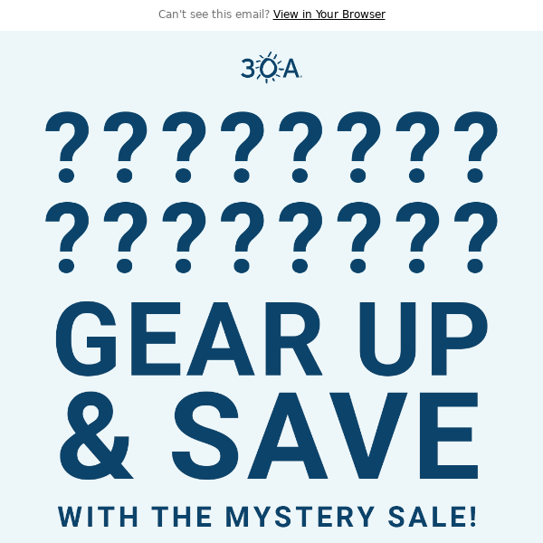 Don't miss the mystery sale!  🤩