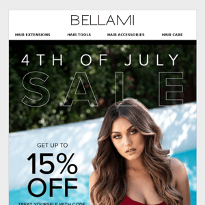 🚨 4th of July SALE ⛱️ Get 15% Off