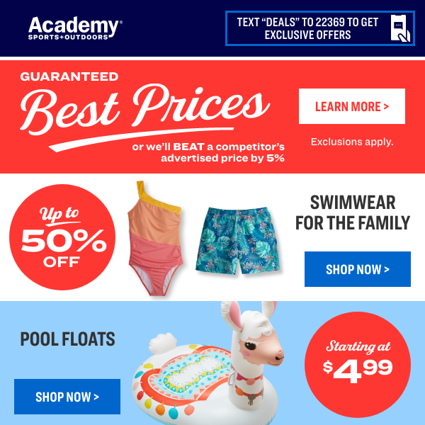 💦 Soak Up Savings | Up to 50% Off Swimwear 