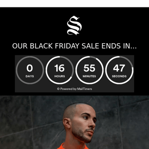 LAST CHANCE | BLACK FRIDAY SALE ENDS TONIGHT