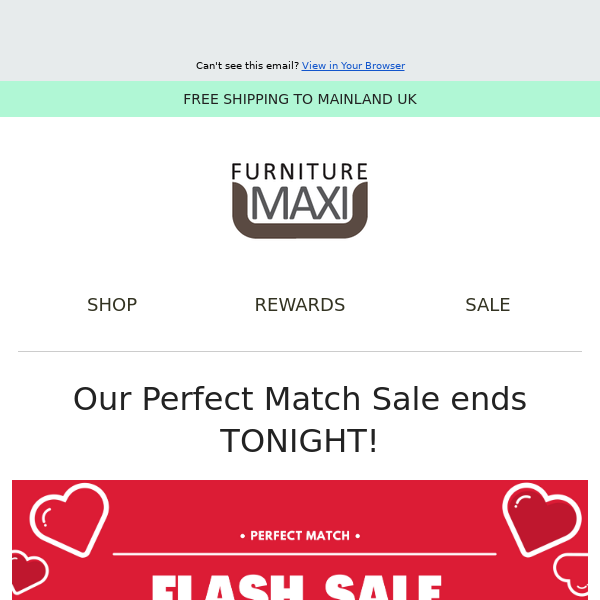 ⏰ Our Perfect Match Sale is almost over!