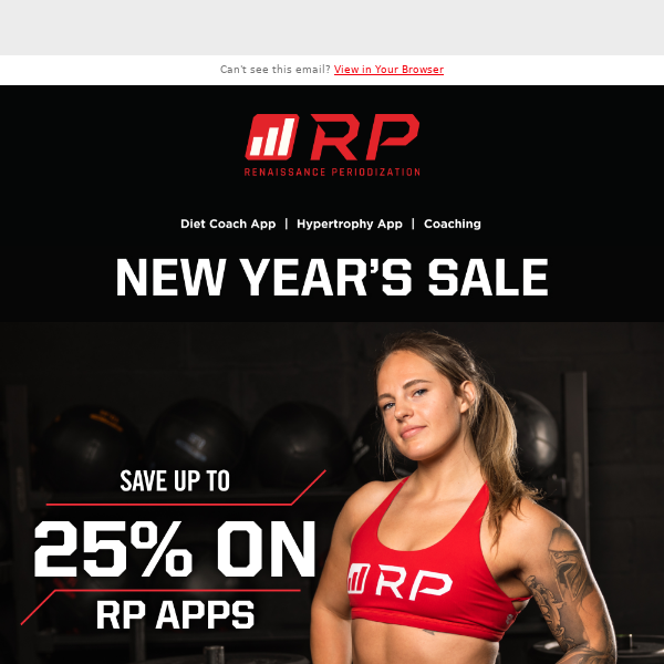Save up to 25% with our New Year’s Sale!