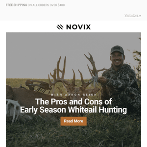 The Pros and Cons of Early Season Whitetail Hunting