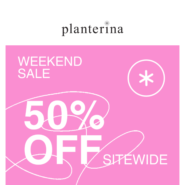 Our weekend sale is ON! 😎