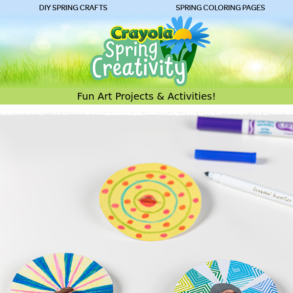 🌼 Spring into Coloring and Crafting fun🌼