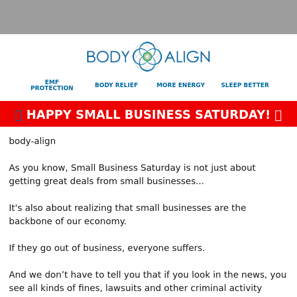 🌟 Small Business Saturday Deal For You!