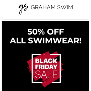 Ends Today! 50% Off All Swimwear