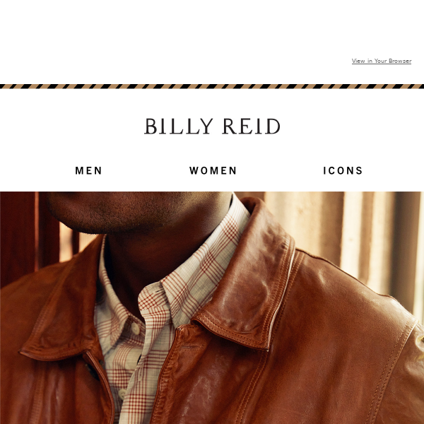 Introducing The Leather Chore Coat Billy Reid