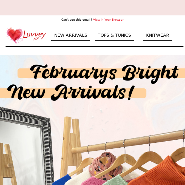 🌈 Feb's Bright New Arrivals 🌈