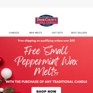 FREE Peppermint Wax Melts - Today Only 🎄