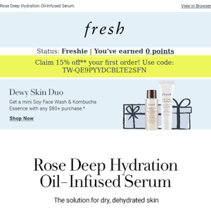 Our top serum for plump, dewy skin