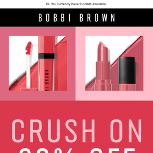 Crush on 30% off our lip favorites