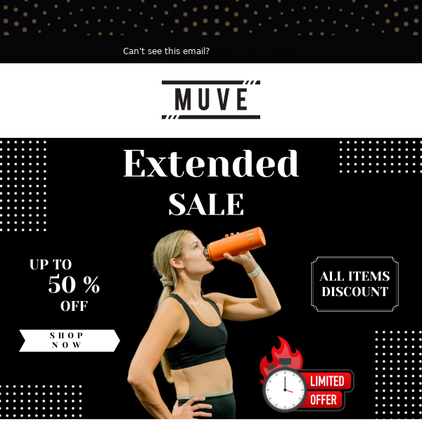 Extended Sale - Don't Miss Out & Save Big