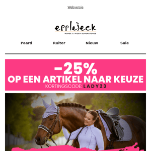 De Ladies Night acties zijn bekend! 💃🏽 | 25% keuzekorting 😍