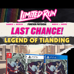 LAST CHANCE | The Legend of Tianding, Hammerin' Harry, Heart of the Woods