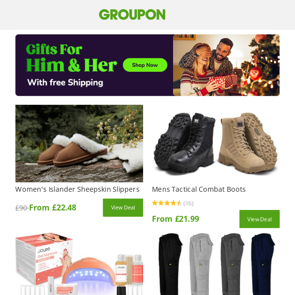 Gifts For HIM & HER! From £5.40 with FREE SHIPPING!