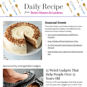 Our Carrot Cake Recipe Is a BHG Fan-Favorite