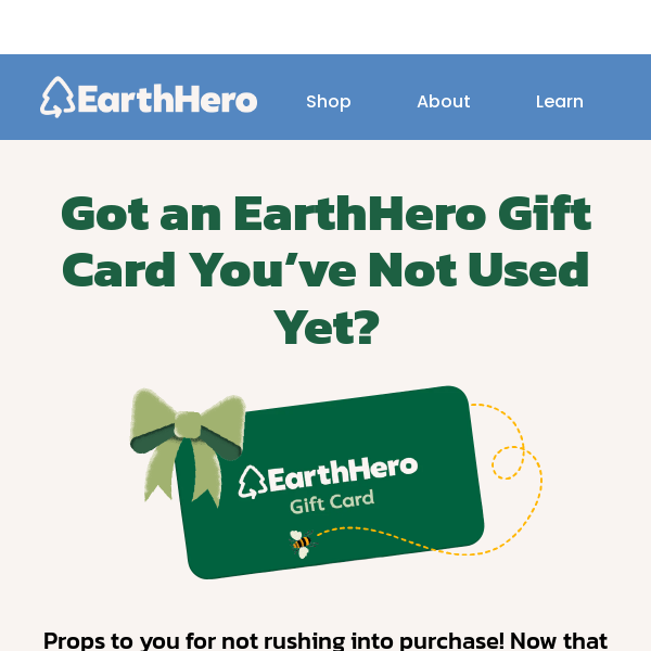 Got a Gift Card You’ve Not Used? 🎁