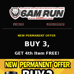 👋 Runners, New Permanent & Special Discounts