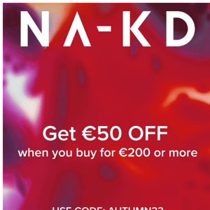 Last chance to get €50 off!
