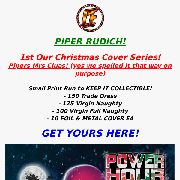 ❤️‍🔥NSFW❤️‍🔥PIPER RUDICH HOLIDAY COVER NOW LIVE!