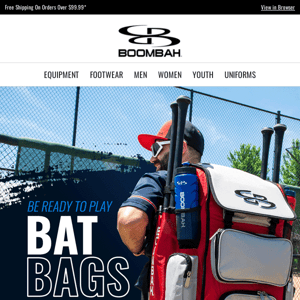 Be Ready to Play with a New Bat Bag!