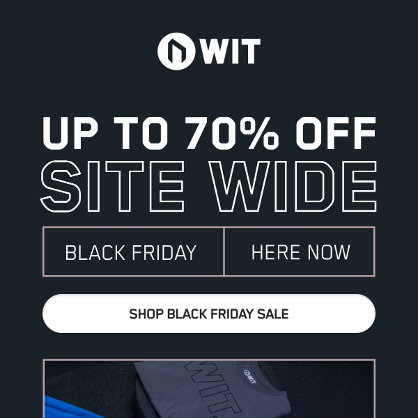 NOW LIVE: Up to 70% off sitewide