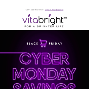 Cyber Monday Savings