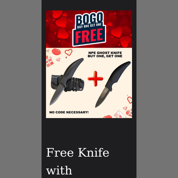 Free Knife 24 Hour Flash Sale!💘