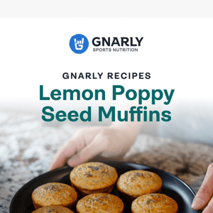 Gnarly Recipe: Lemon Poppy Seed Muffins