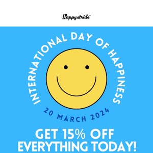 15% OFF EVERYTHING TODAY ONLY!