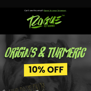 Origins & Turmeric 10% OFF! 🔥