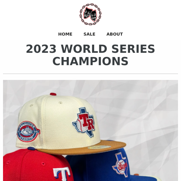 Congratulations to the 2023 World Series Champions - Texas Rangers!