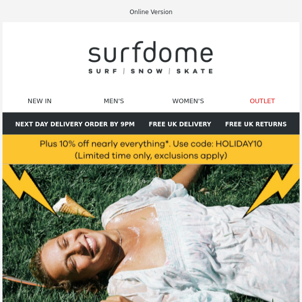 flash sale ⚡ - Surfdome
