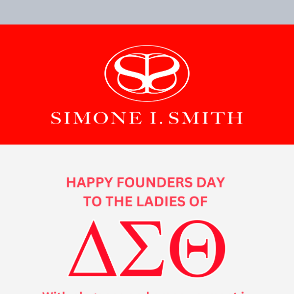 Happy Founders Day to the ladies of Delta Sigma Theta! ♥️ 🐘