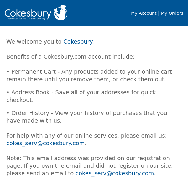 Welcome to Cokesbury
