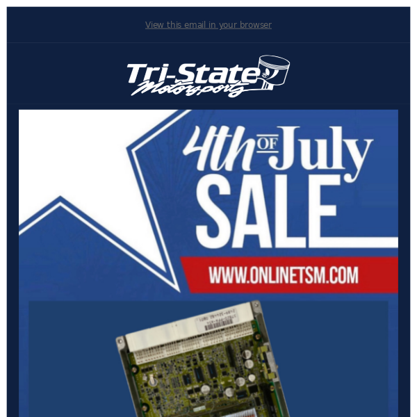 4TH OF JULY Online Sale Ends Tonight!