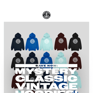 Gobble up your discounted Mystery Classic Vintage hoodie ⚓️🦃