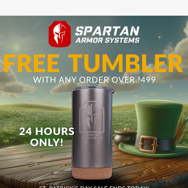 💥 Free Spartan Tumbler + Free FedEx 2-Day Shipping💥