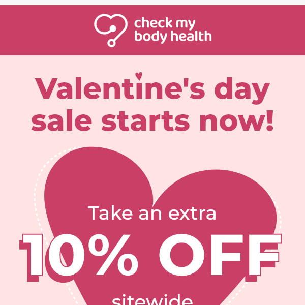Valentine's Day sale starts now ❤️