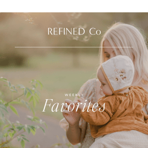 REFINED Presets, our weekly favorites that are inspiring us! 🍂