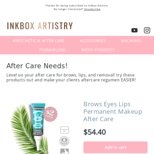 Inkbox Artistry: Must Have After Care Products