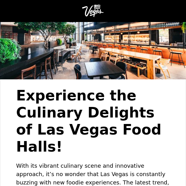 Foodie expert Al Mancini dishes on Las Vegas food halls