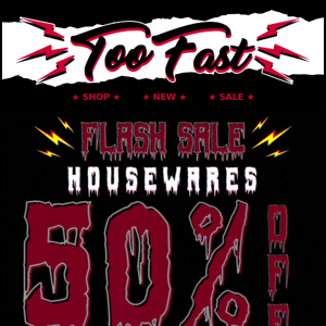 ⚡ Flash Sale ⚡ 50% Off Housewares ⚡ Flash Sale ⚡